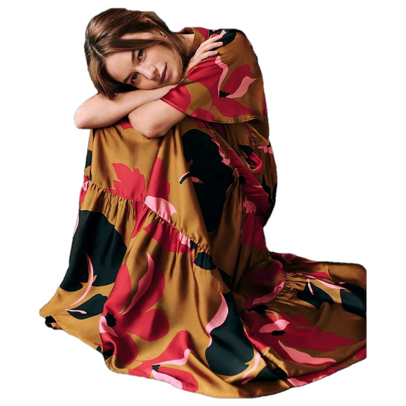 Anthropologie Corey Lynn Calter Gianna Tiered Maxi Dress. Size Small. - Picture 1 of 8